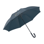 Windproof umbrella with automatic opening ,190T, Ø102 blue colour image with logo