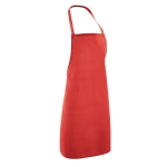 Apron with straps as a gift, 180 g/m2, Gourmet red colour