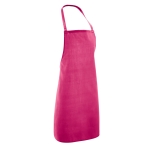 Apron with straps as a gift, 180 g/m2, Gourmet fuchsia colour