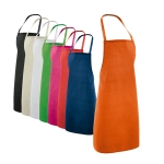 Apron with straps as a gift, 180 g/m2, Gourmet various colours