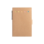 Post-it as a notepad with cardboard cover, Bloc Circles natural colour first view