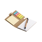 Post-it as a notepad with cardboard cover, Bloc Circles natural colour third view