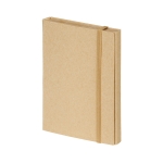 Set with pad and sticky notes, PocketDesk natural colour