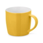 Coffee mug in bright colours, 370 ml, Mochaccino yellow colour