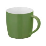 Coffee mug in bright colours, 370 ml, Mochaccino green colour