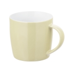 Coffee mug in bright colours, 370 ml, Mochaccino beige colour