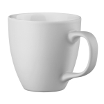 Mug with white interior, matte exterior, 460 ml white colour