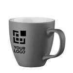 Mug with white interior, matte exterior, 460 ml main view