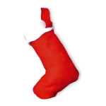 Christmas stocking for gifts red colour