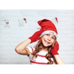 Classic Santa Claus hat red colour second main view