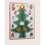 Small decorative Christmas tree with 12 pendants for xmas green colour fourth view