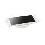 Wireless white charging station for phones white colour second view