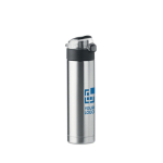 High-quality laser engraved leak-proof thermos flask 400 ml view with print area