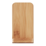 Wireless smartphone charger and bamboo stand wood colour fifth view