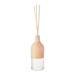 Aroma diffuser in beech, 3 fragrance sticks wood colour