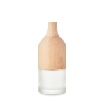 Aroma diffuser in beech, 3 fragrance sticks wood colour fourth view