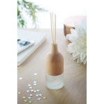 Aroma diffuser in beech, 3 fragrance sticks wood colour ambient view