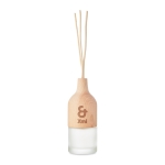 Aroma diffuser in beech, 3 fragrance sticks wood colour main view