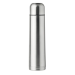 Stainless steel thermos in matt silver, 1 L matt silver colour