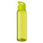 Glass bottle for promotions, 470 ml lime colour