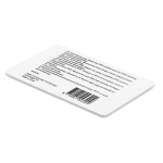 RFID security card to protect your credit cards white colour fourth view