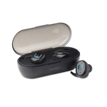 Bluetooth earphones, charging case for promotions black colour