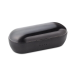 Bluetooth earphones, charging case for promotions black colour sixth view