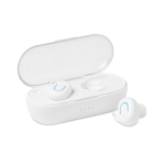 Bluetooth earphones, charging case for promotions white colour