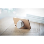 Affordable pop-up phone holder ring white colour ambient view