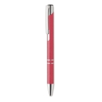 Recyclable wheat straw ballpoint pen with blue ink red colour