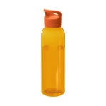 Tritan bottle in bright colours, 650 ml transparent orange colour