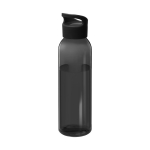 Tritan bottle in bright colours, 650 ml transparent black colour