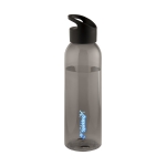 Tritan bottle in bright colours, 650 ml transparent black colour