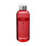 Simple Tritan bottle, full-colour, 600 ml transparent red colour