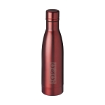 High-quality stainless steel bottle, 500 ml red colour