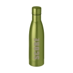 High-quality stainless steel bottle, 500 ml green colour