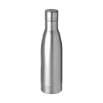 High-quality stainless steel bottle, 500 ml silver colour