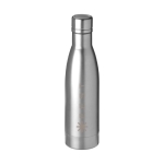 High-quality stainless steel bottle, 500 ml silver colour