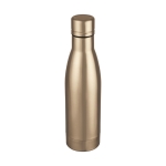 High-quality stainless steel bottle, 500 ml champagne colour