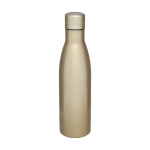 High-quality stainless steel bottle, 500 ml gold colour