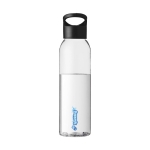 Tritan water bottle with screw cap, 650 ml black colour