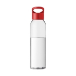 Tritan water bottle with screw cap, 650 ml red colour