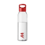 Tritan water bottle with screw cap, 650 ml red colour