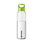 Tritan water bottle with screw cap, 650 ml lime colour