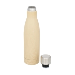 Bottle with wooden cover, 500 ml wood colour