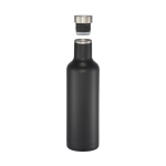 Elegant thermal steel bottles, 750 ml black colour