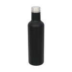 Elegant thermal steel bottles, 750 ml black colour