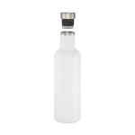 Elegant thermal steel bottles, 750 ml white colour