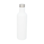 Elegant thermal steel bottles, 750 ml white colour