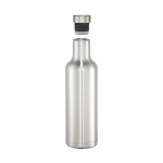 Elegant thermal steel bottles, 750 ml silver colour